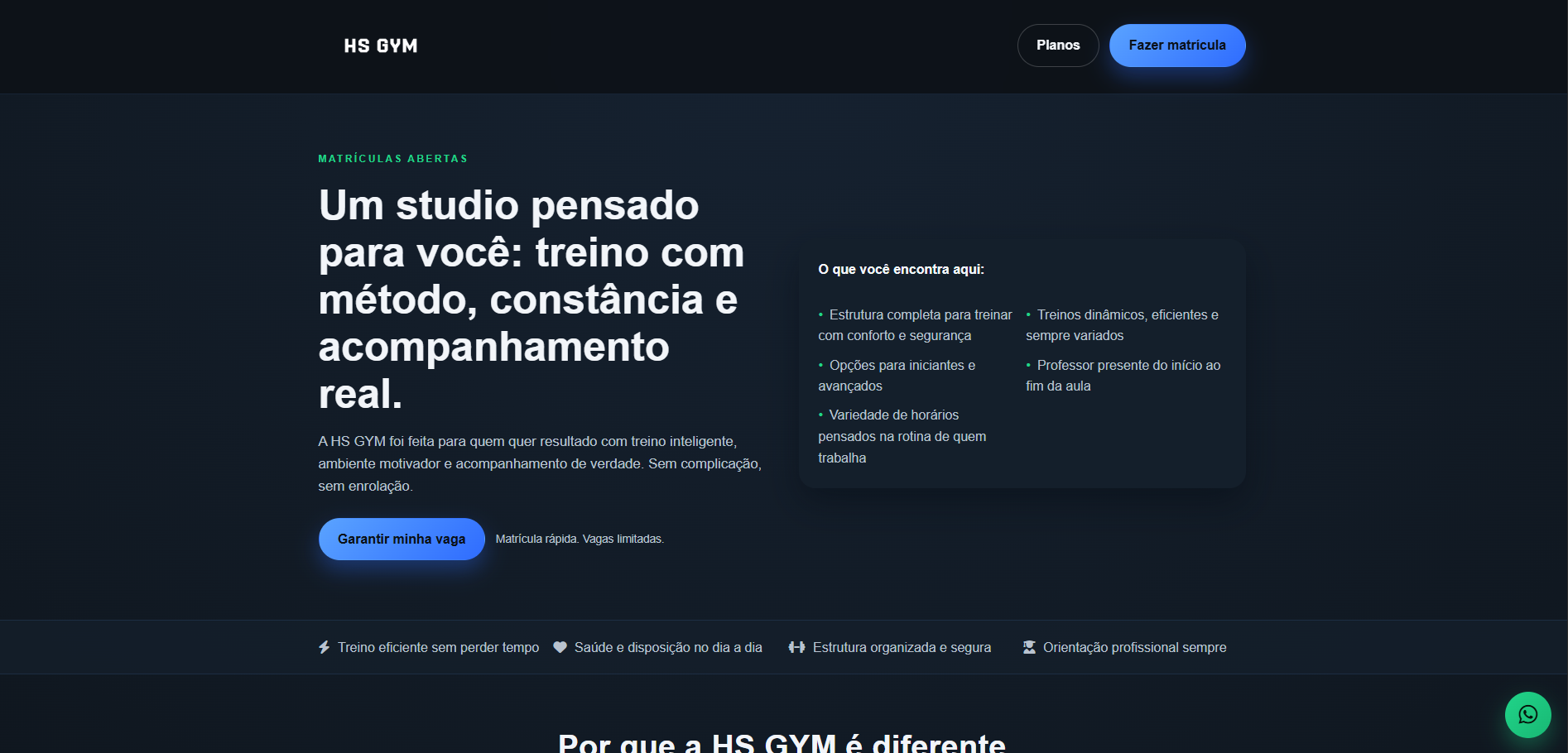 Prévia do projeto HS
